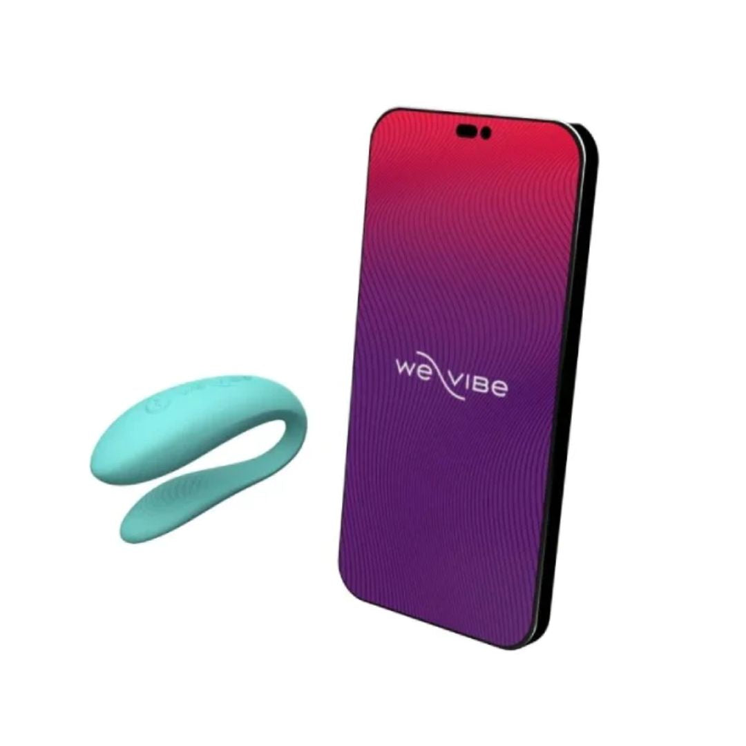 We-Vibe Sync Lite Couple's Remote Vibrator - Aqua