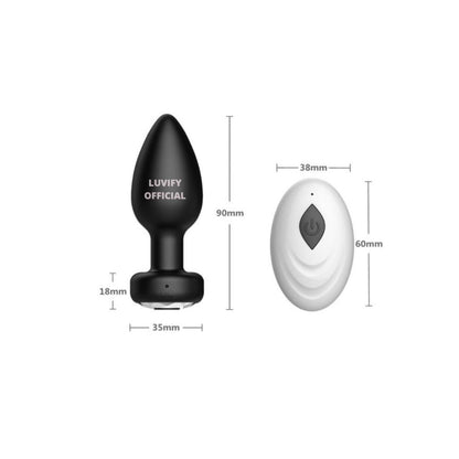 Anal plug with remote control