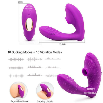 Clit sucking vibrator