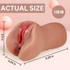 2-1 Realistic Vagina & Ass Masturbator