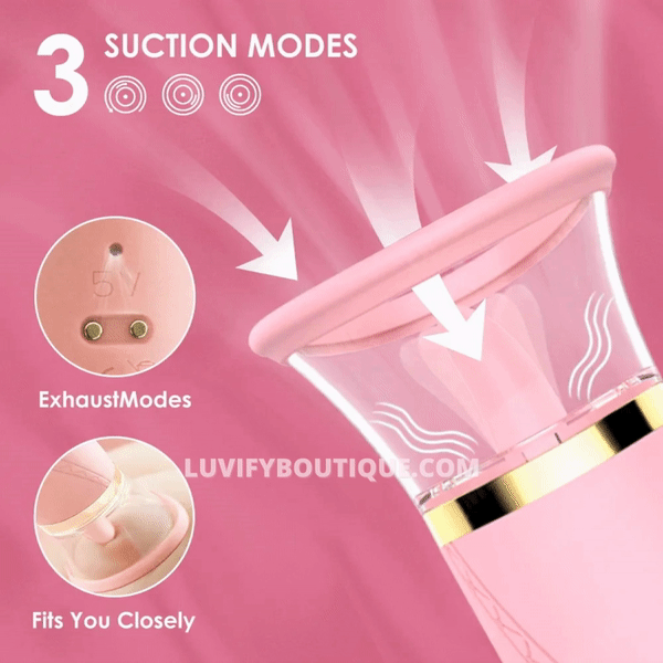 Royal Teaser by Luvify® 3 in 1 Sucking Licking Vibrator