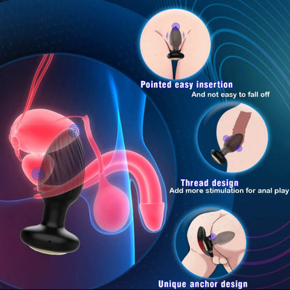 rotating anal vibrator